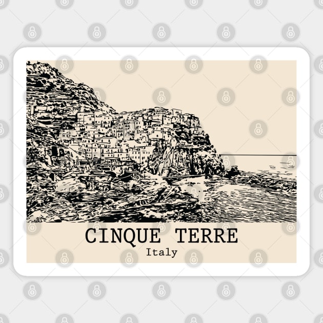 Cinque Terre - Italy Magnet by Lakeric